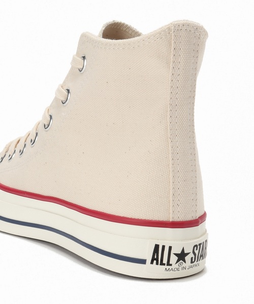 CONVERSE ALL STAR（コンバースオールスター）の「converse CANVAS ALL STAR J HI（スニーカー・レディース・ブラック/アイボリー/レッド・23cm/23.5cm/24.5cm/24cm）」の6枚目の写真