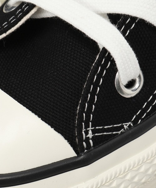 CONVERSE ALL STAR（コンバースオールスター）の「converse CANVAS ALL STAR J HI（スニーカー・レディース・ブラック/アイボリー/レッド・23cm/23.5cm/24.5cm/24cm）」の10枚目の写真