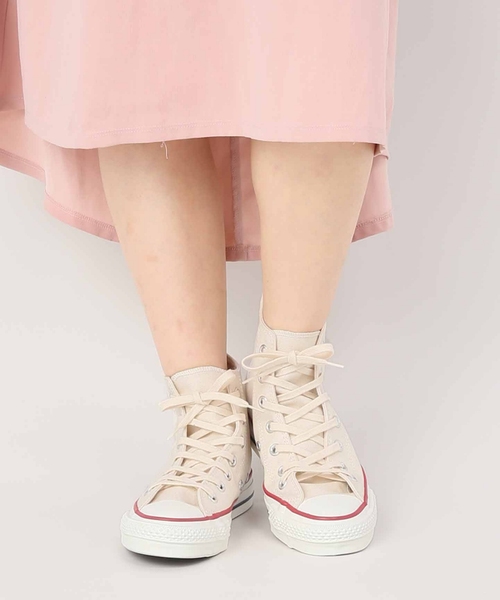 CONVERSE ALL STAR（コンバースオールスター）の「converse CANVAS ALL STAR J HI（スニーカー・レディース・ブラック/アイボリー/レッド・23cm/23.5cm/24.5cm/24cm）」の14枚目の写真