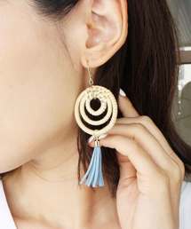 MODE ROBE（モードローブ）の「ストローフープタッセルピアス（ピアス（両耳用））」