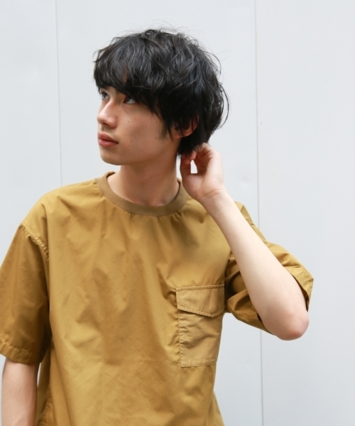 niko and...（ニコアンド）の「ファンクションTシャツ（Tシャツ/カットソー・メンズ・ブラック/ベージュ/オフホワイト/ブルー・MEDIUM/LARGE）」の3枚目の写真