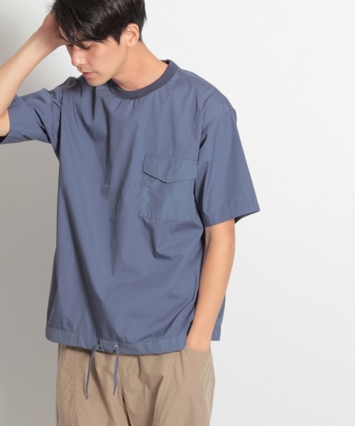 niko and...（ニコアンド）の「ファンクションTシャツ（Tシャツ/カットソー・メンズ・ブラック/ベージュ/オフホワイト/ブルー・MEDIUM/LARGE）」の4枚目の写真