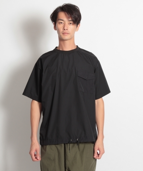 niko and...（ニコアンド）の「ファンクションTシャツ（Tシャツ/カットソー・メンズ・ブラック/ベージュ/オフホワイト/ブルー・MEDIUM/LARGE）」の9枚目の写真