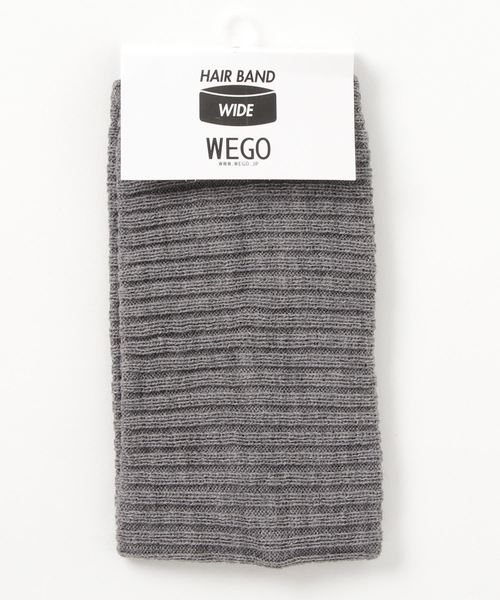 WEGO（ウィゴー）の「WEGO/リブヘアバンド（ヘアバンド・メンズ・ネイビー/ブラウン/ダークグリーン/ワイン/パープル/杢グレー/ブラック・FREE）」の10枚目の写真