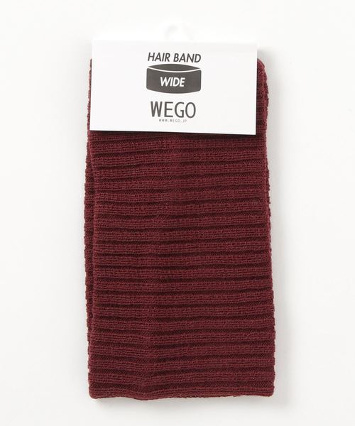 WEGO（ウィゴー）の「WEGO/リブヘアバンド（ヘアバンド・メンズ・ネイビー/ブラウン/ダークグリーン/ワイン/パープル/杢グレー/ブラック・FREE）」の15枚目の写真