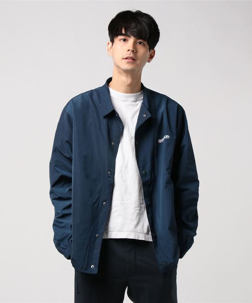 (美品)フロッグプロダクツコーチジャケット FLAT4 ONLINE SHOP / FLAT4 Speed コーチジャケット ブラック