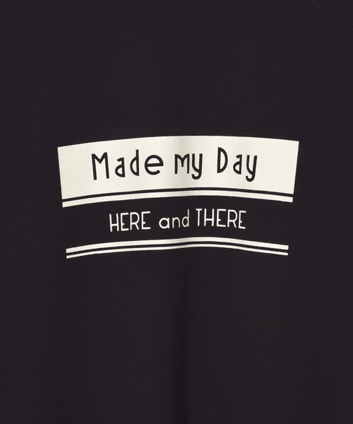 w closet（ダブルクローゼット）の「袖ロゴプリントTee_（Tシャツ/カットソー・レディース・オフホワイト/パープル/ブラック・FREE）」の13枚目の写真