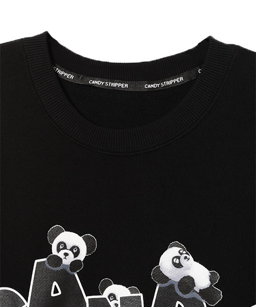 Candy Stripper（キャンディストリッパー）の「PLAY AROUND PEPE SWEAT ワンピース（ワンピース・レディース・ブラック/カーキ/パープル/ボルドー・2）」の6枚目の写真