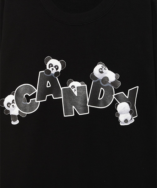 Candy Stripper（キャンディストリッパー）の「PLAY AROUND PEPE SWEAT ワンピース（ワンピース・レディース・ブラック/カーキ/パープル/ボルドー・2）」の9枚目の写真