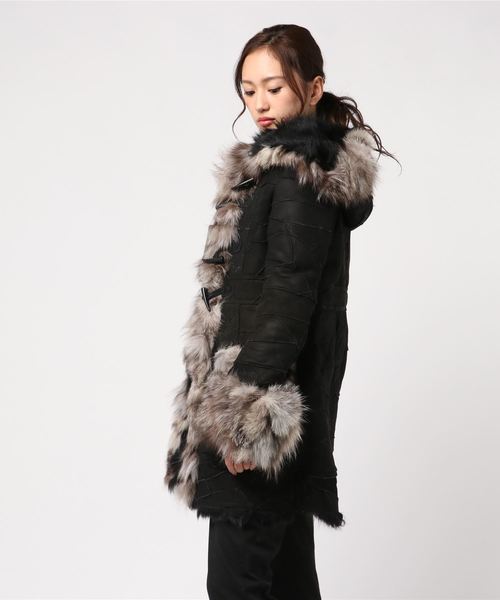 LuuNa（ルーナ）の「ラムファー シルバーフォックス ファー ロング 