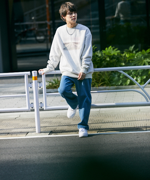 kutir(クティール)の「裏起毛ビッグトップス フォトプリント(スウェット・メンズ・ライトグレー/ブラック/ダークブラウン/ベージュ/ボルドー・MEDIUM/LARGE)」の12枚目の写真