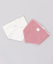 PETIT BATEAU | 三角ｽﾀｲ2点ｾｯﾄ(スタイ/よだれかけ)