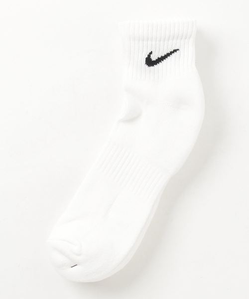 NIKE（ナイキ）の「NIKE/ナイキ 3P Eクッション クウォーター ソックス（ソックス/靴下・メンズ・ホワイト/ブラック/マルチ・25-27/23-25/21-23cm/27-29）」の6枚目の写真