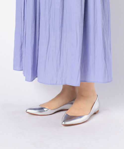 NOLLEY’S（ノーリーズ）の「[新色追加]割繊ギャザーロングスカート（スカート・レディース・ベージュ/カーキ/ライトパープル/チャコールグレー・38/36）」の15枚目の写真