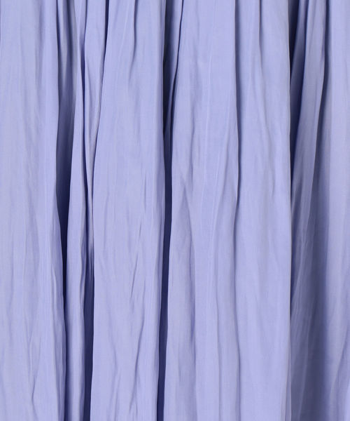 NOLLEY’S（ノーリーズ）の「[新色追加]割繊ギャザーロングスカート（スカート・レディース・ベージュ/カーキ/ライトパープル/チャコールグレー・38/36）」の13枚目の写真