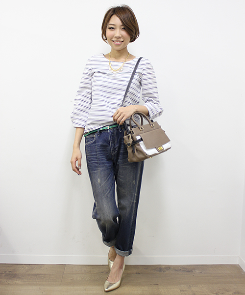 LOUNGEDRESS（ラウンジドレス）の「PotioRフラップポケット（トートバッグ・レディース・ブラック/ベージュ・ﾌﾘ-）」の14枚目の写真