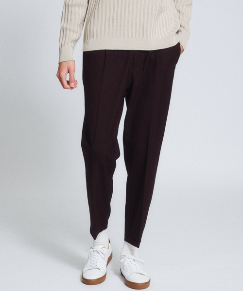 ABAHOUSE（アバハウス）の「【セットアップ対応】TW 平織り スリム テーパードパンツ（その他パンツ・メンズ・チャコールグレー/カーキ/パープル系その他・44/46/48）」の3枚目の写真
