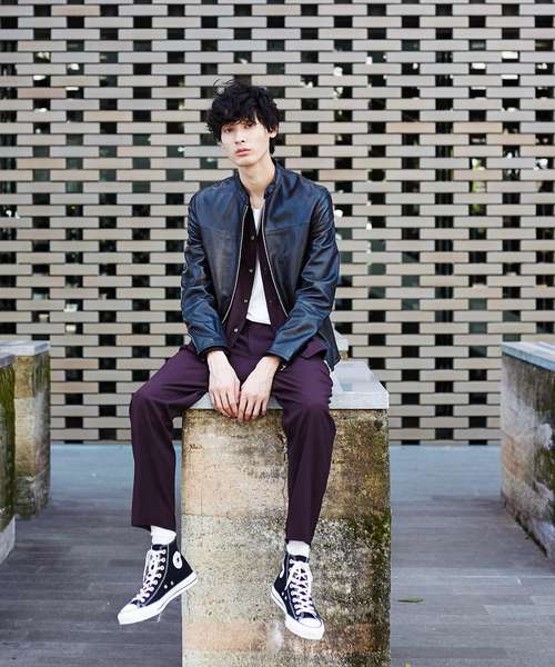 ABAHOUSE（アバハウス）の「【セットアップ対応】TW 平織り スリム テーパードパンツ（その他パンツ・メンズ・チャコールグレー/カーキ/パープル系その他・44/46/48）」の20枚目の写真