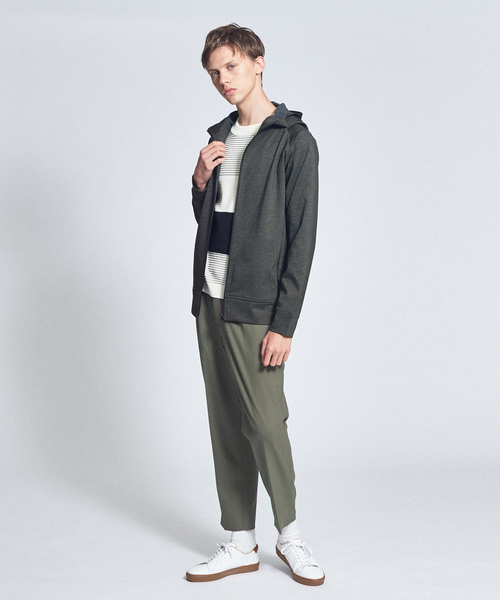 ABAHOUSE（アバハウス）の「【セットアップ対応】TW 平織り スリム テーパードパンツ（その他パンツ・メンズ・チャコールグレー/カーキ/パープル系その他・44/46/48）」の14枚目の写真