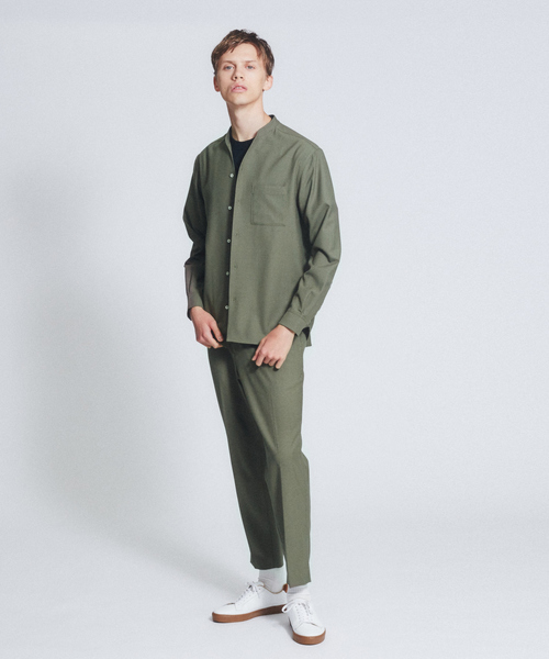 ABAHOUSE（アバハウス）の「【セットアップ対応】TW 平織り スリム テーパードパンツ（その他パンツ・メンズ・チャコールグレー/カーキ/パープル系その他・44/46/48）」の13枚目の写真