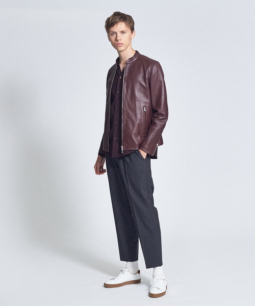ABAHOUSE（アバハウス）の「【セットアップ対応】TW 平織り スリム テーパードパンツ（その他パンツ・メンズ・チャコールグレー/カーキ/パープル系その他・44/46/48）」の8枚目の写真