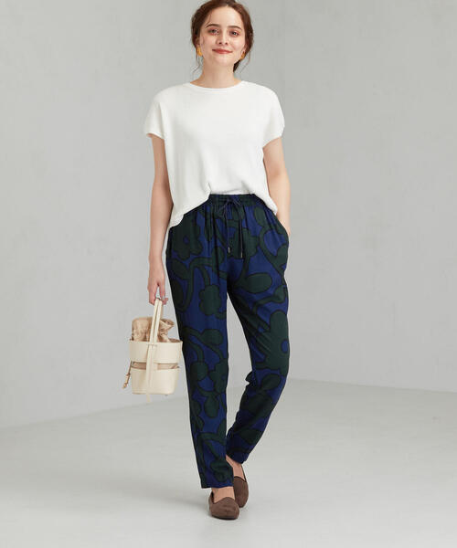 Jams（ジャムス）の「[Jams/ジャムス] ★FM リラックス パンツ（その他パンツ・レディース・ダークブラウン/ネイビー・SMALL）」の6枚目の写真