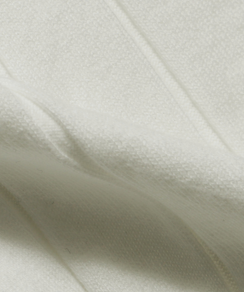 YOUNG&OLSEN The DRYGOODS STORE（ヤングアンドオルセン）の「YOUNG & OLSEN/ヤングアンドオルセン BROAD RIB BACKLACE LS（Tシャツ/カットソー・レディース・ホワイト/ブラック/ベージュ/オレンジ/ライトオリーブ・1/2）」の11枚目の写真