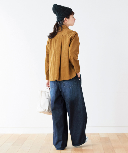 Sunny clouds(サニークラウズ)の「サニークラウズ コーデュロイのセットアップセット〈レディース〉(ワンピース・レディース・マスタード・NM/MEDIUM/LARGE/X-LARGE/XX-LARGE)」の10枚目の写真