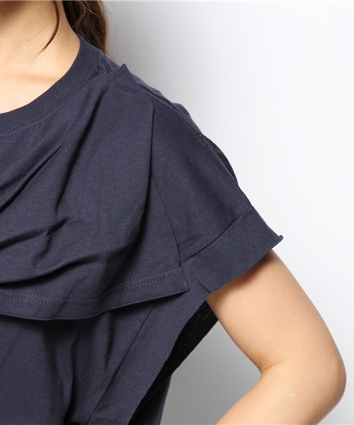 BEAMS BOY(ビームスボーイ)の「les Briqu’a braque / ビッグリボン TOP(Tシャツ/カットソー・レディース・グレー/ネイビー・ONE SIZE)」の8枚目の写真