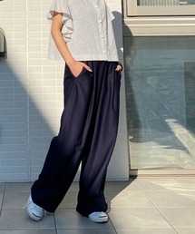 AVIE | リネン調ストレートパンツ(その他パンツ)