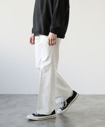 ASTRONOMY | TRストレッチ デニム シューカットフレアパンツ スラックス(スラックス)