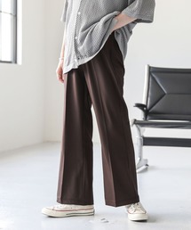 ASTRONOMY | TRストレッチ デニム シューカットフレアパンツ スラックス(スラックス)