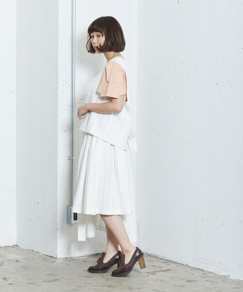 sakishimatokyo（サキシマトーキョー）の「横断歩道のベスト（ベスト・レディース・ホワイト/ベージュ/グレー/グレイッシュベージュ・FREE）」の12枚目の写真