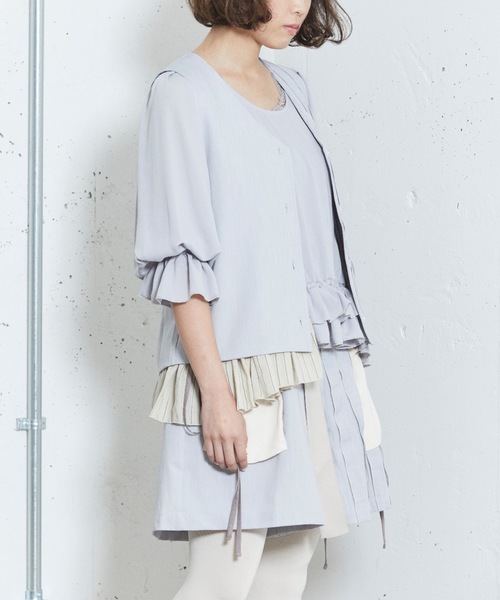 sakishimatokyo（サキシマトーキョー）の「横断歩道のベスト（ベスト・レディース・ホワイト/ベージュ/グレー/グレイッシュベージュ・FREE）」の18枚目の写真