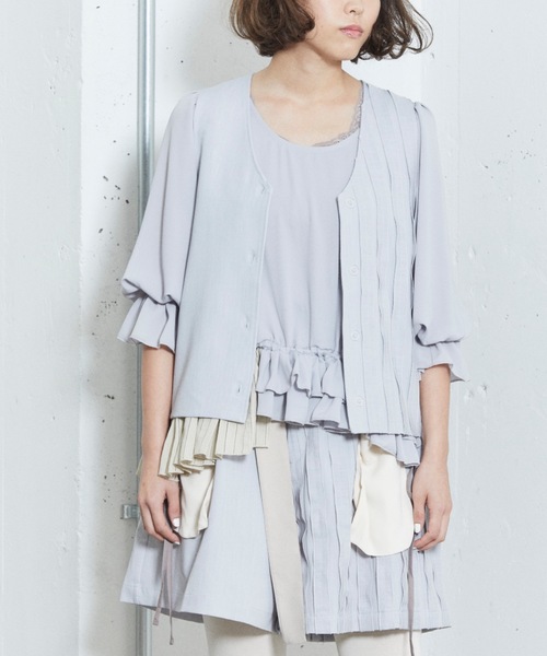 sakishimatokyo（サキシマトーキョー）の「横断歩道のベスト（ベスト・レディース・ホワイト/ベージュ/グレー/グレイッシュベージュ・FREE）」の19枚目の写真