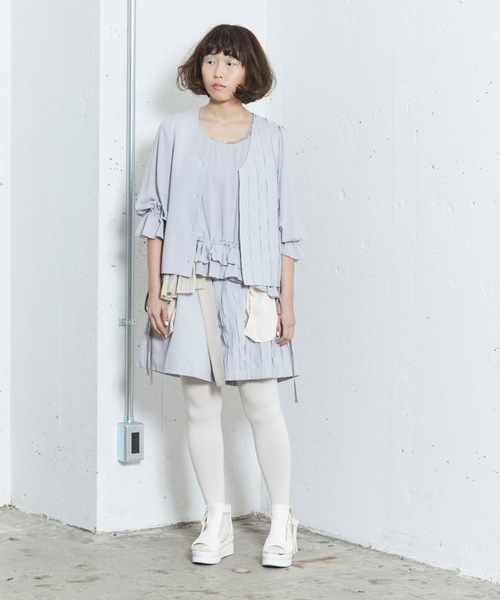 sakishimatokyo（サキシマトーキョー）の「横断歩道のベスト（ベスト・レディース・ホワイト/ベージュ/グレー/グレイッシュベージュ・FREE）」の20枚目の写真