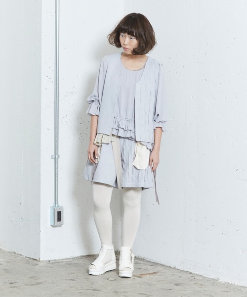 sakishimatokyo（サキシマトーキョー）の「横断歩道のベスト（ベスト・レディース・ホワイト/ベージュ/グレー/グレイッシュベージュ・FREE）」の21枚目の写真