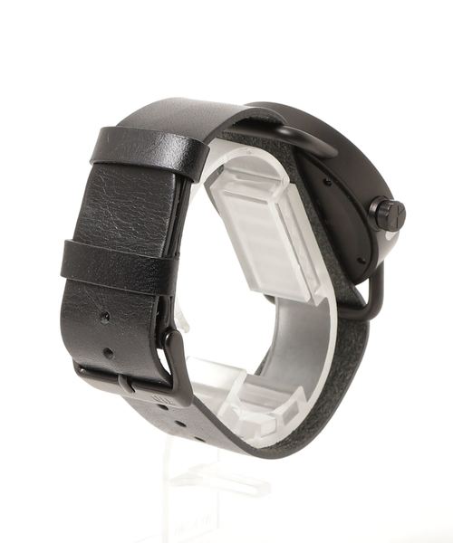 TID　Watches　（ティッド　ウォッチ　）の「TID WATCHES / "No.1 - LEATHER WRISTBAND" リストウォッチ 40mm（アナログ腕時計・メンズ・ブラック/ホワイト・FREE）」の5枚目の写真