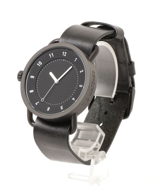 TID　Watches　（ティッド　ウォッチ　）の「TID WATCHES / "No.1 - LEATHER WRISTBAND" リストウォッチ 40mm（アナログ腕時計・メンズ・ブラック/ホワイト・FREE）」の4枚目の写真