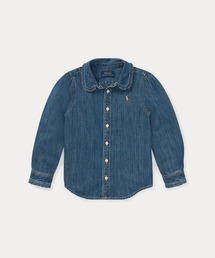 コットン デニム シャツ