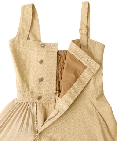 RANDA（ランダ）の「プリーツコルセットワンピース（ワンピース・レディース・ベージュ/インディゴブルー/クリーム・1/0）」の11枚目の写真