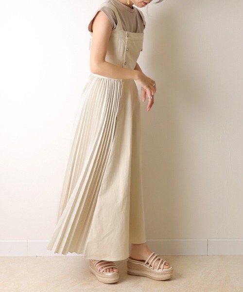 RANDA（ランダ）の「プリーツコルセットワンピース（ワンピース・レディース・ベージュ/インディゴブルー/クリーム・1/0）」の15枚目の写真