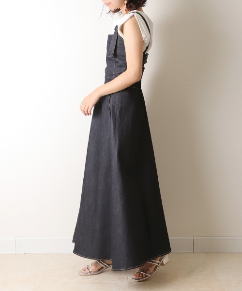 RANDA（ランダ）の「プリーツコルセットワンピース（ワンピース・レディース・ベージュ/インディゴブルー/クリーム・1/0）」の18枚目の写真