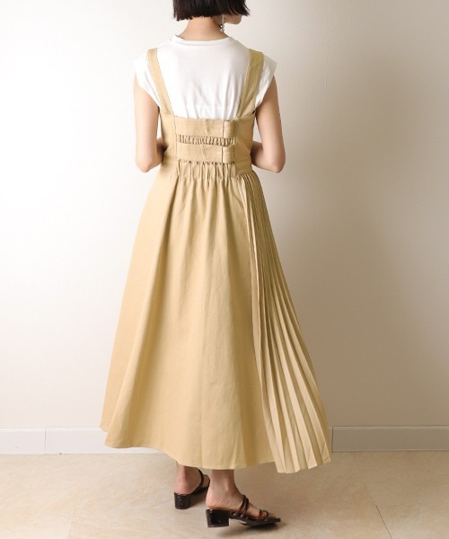 RANDA（ランダ）の「プリーツコルセットワンピース（ワンピース・レディース・ベージュ/インディゴブルー/クリーム・1/0）」の20枚目の写真