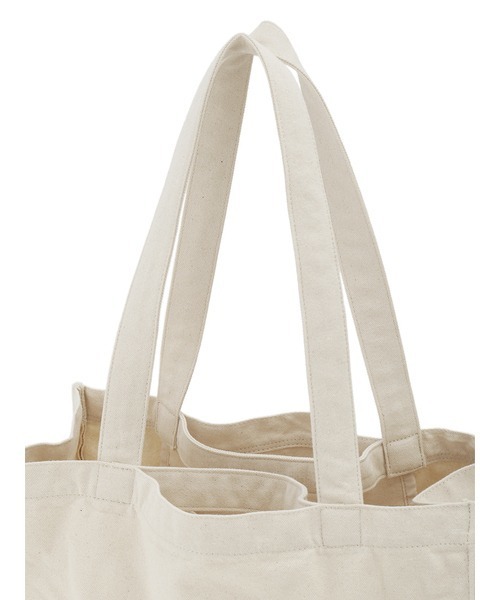 emmi（エミ）の「【emmi yoga】撥水ロゴトートBag（トートバッグ・レディース・ベージュ/オフホワイト/ブラック/グレー・FREE）」の9枚目の写真