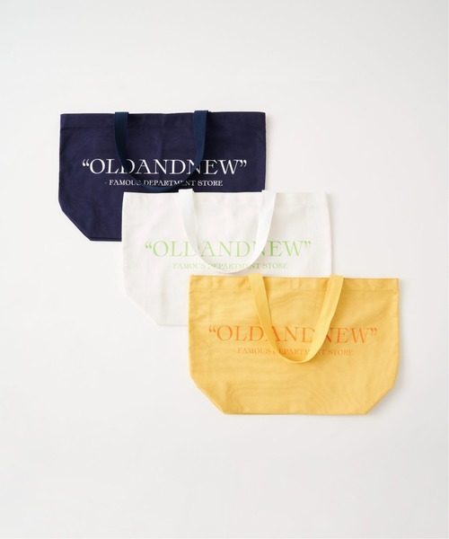 417 EDIFICE（フォーワンセブンエディフィス）の「【ユニセックス】【 FAMOUS DEPARTMENT STORE】 ロゴトートバッグ（トートバッグ・メンズ・パープル/ネイビー/イエロー/アイボリー・FREE）」の5枚目の写真