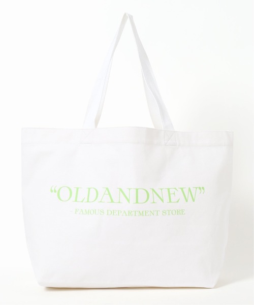 417 EDIFICE（フォーワンセブンエディフィス）の「【ユニセックス】【 FAMOUS DEPARTMENT STORE】 ロゴトートバッグ（トートバッグ・メンズ・パープル/ネイビー/イエロー/アイボリー・FREE）」の6枚目の写真