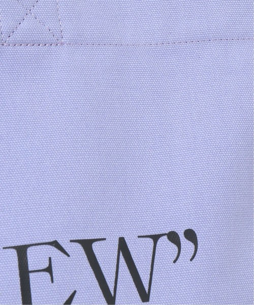 417 EDIFICE（フォーワンセブンエディフィス）の「【ユニセックス】【 FAMOUS DEPARTMENT STORE】 ロゴトートバッグ（トートバッグ・メンズ・パープル/ネイビー/イエロー/アイボリー・FREE）」の17枚目の写真