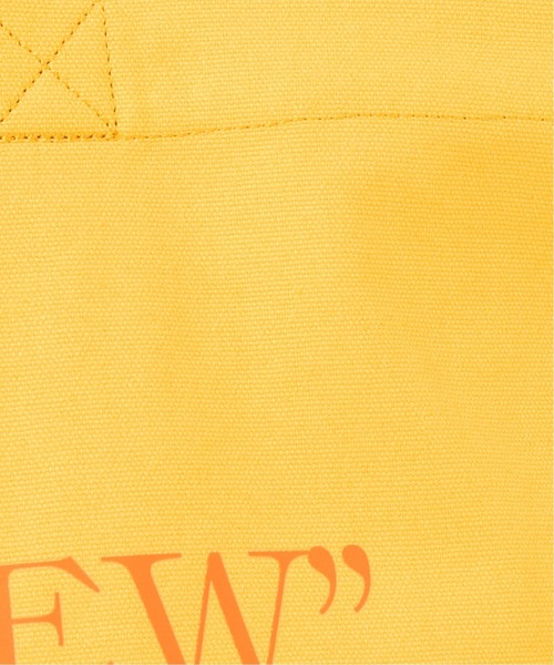 417 EDIFICE（フォーワンセブンエディフィス）の「【ユニセックス】【 FAMOUS DEPARTMENT STORE】 ロゴトートバッグ（トートバッグ・メンズ・パープル/ネイビー/イエロー/アイボリー・FREE）」の18枚目の写真