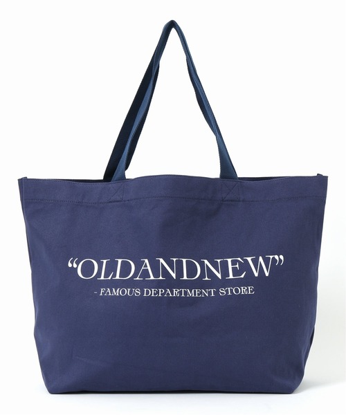 417 EDIFICE（フォーワンセブンエディフィス）の「【ユニセックス】【 FAMOUS DEPARTMENT STORE】 ロゴトートバッグ（トートバッグ・メンズ・パープル/ネイビー/イエロー/アイボリー・FREE）」の7枚目の写真